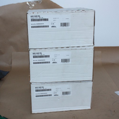 AXIS 2420 PAL 0127-001-01 50mm f1.4 1/3" CS Surveillance Camera & Lens NEW - Picture 7 of 9