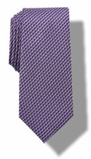  55 Alfani Men's Blue 'Perone Mini' Silk Skinny Slim Classic Necktie 58X2.75