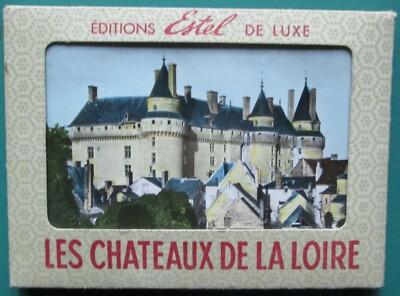 Les Chateaux De La Loire: Editions Estel De Luxe 20 Fotoset. Neuwertig La Velle