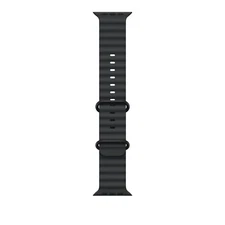 NEW Genuine Apple Watch Band - Ocean Band (49mm) - Black with Black Finish