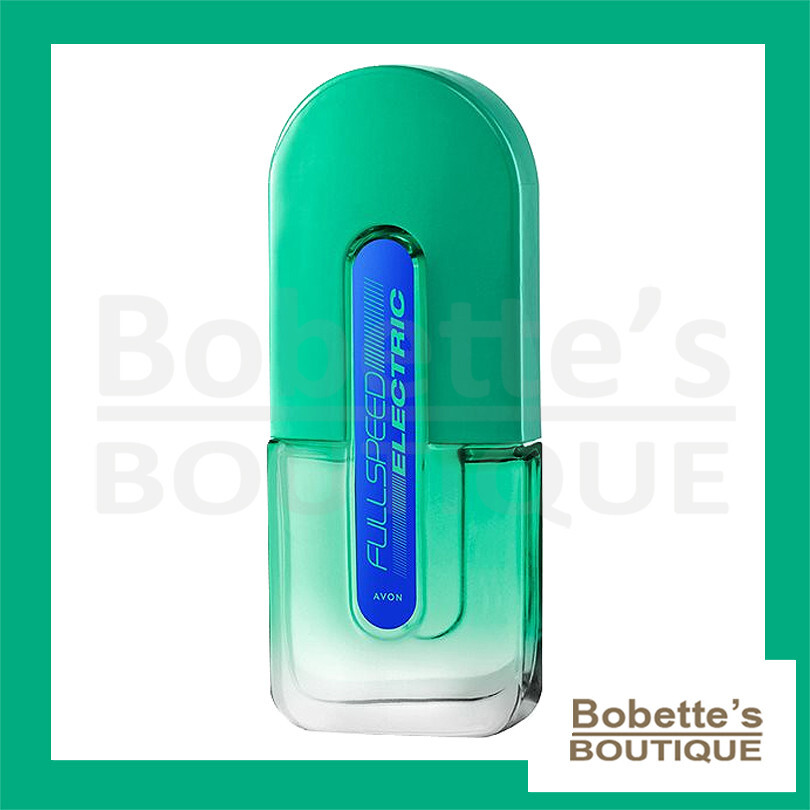 Eau de toilette homme Avon Full Speed Electric 75 ml vaporisateur parfum masculin agrumes