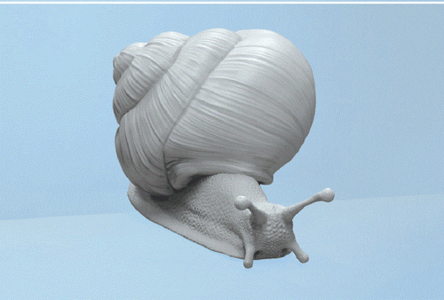 Giant Africa Snail 3D Unpainted Figure Model GK Blank Kit New Hot Toy In Stock - Picture 4 of 8