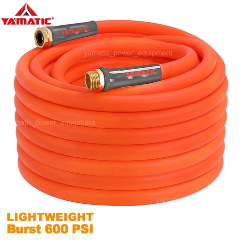 YAMATIC Super Flexible Garden Hose 5/8 in x 3/5/10/25/75/100 ft Heavy