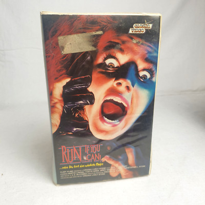 Run if you can! - VHS Video Kassette - Gloria Video Softbox