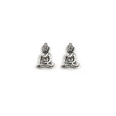 Schmuck Ohrringe Chip Buddha 925 Silber 1,20 gr