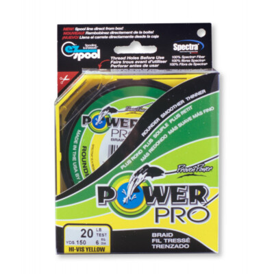 POWERPRO Power Pro Super Line, 275m, gelb, Geflochtene Angelschnur