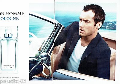 REKLAME WERBUNG 116 2013 Dior Eau Cologne Homme (2p) Jude Law
