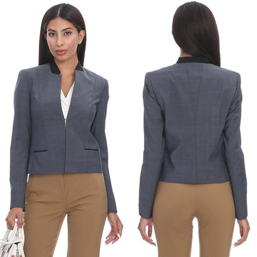 Elie Tahari Long Sleeve Corporate Blazer Jacket Womens Size 2