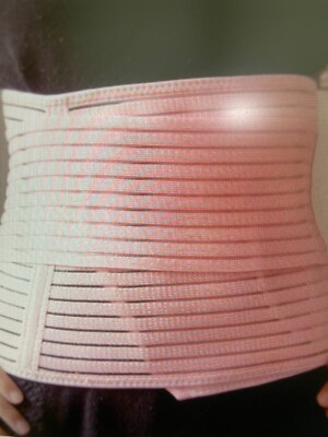 Breathable Elastic Postpartum Postnatal Support Belt Binder Maternity XL pink