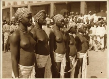 Africa - Women - Ritual Dances - 1940's Silver Print - 