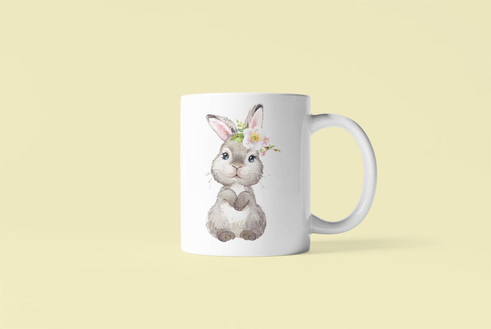 Bunny Personalized Mug Easter Unbreakable Mug For Kids Easter Girl Mug