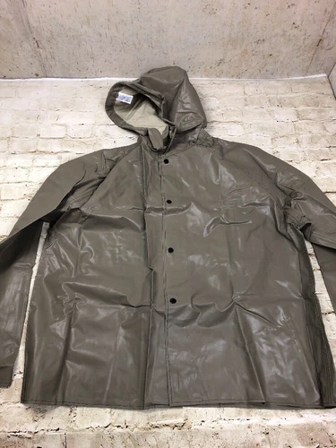 Neese Industries Flame Resistant Neoprene Jacket Outerwear Green Men’s  2XL XXL - product listing photo