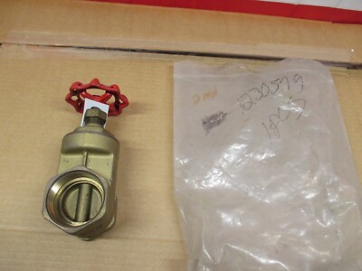 104-308 2'' BRASS GATE VALVE 1230579 LEGEND VALVE 200 W.O.G. NEW