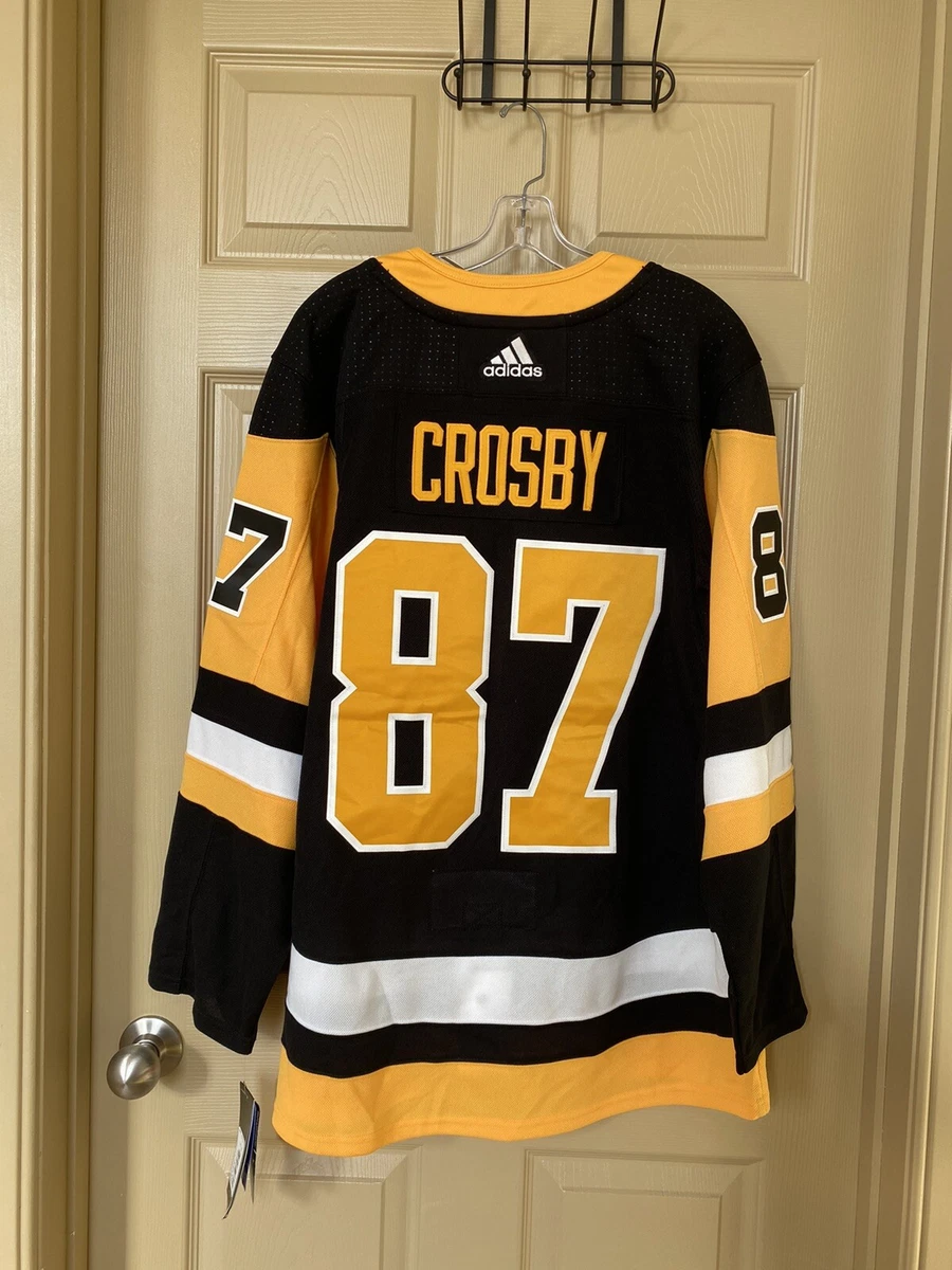 Men's pittsburgh penguins sidney crosby best sale adidas black authentic player jersey