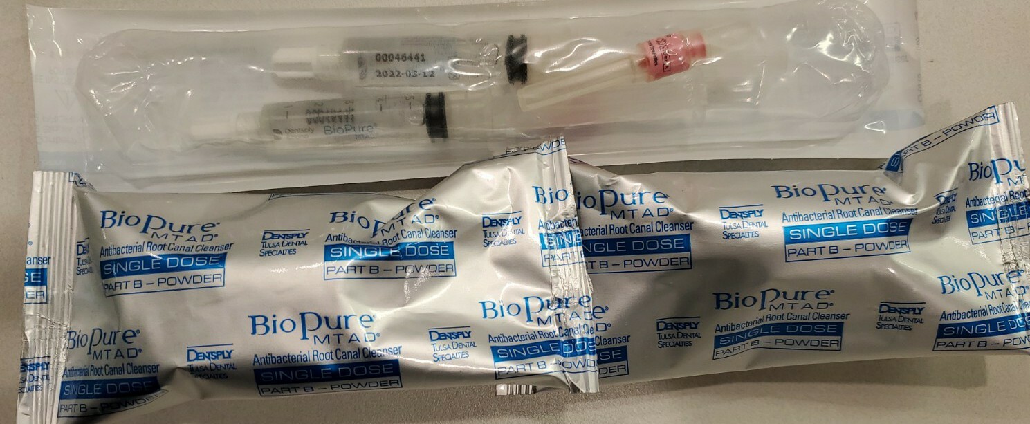 Biopure MTAD Dentsply Tulsa Antibacterial Root Canal Cleanser