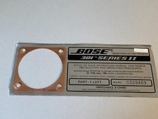 BOSE 301 Series II backside label sticker plate serial 2pcs( left + right)