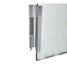 Polycarbonate Jamb Strike  U-channel Insert  Magnet for 3/8 Shower Door - 73"