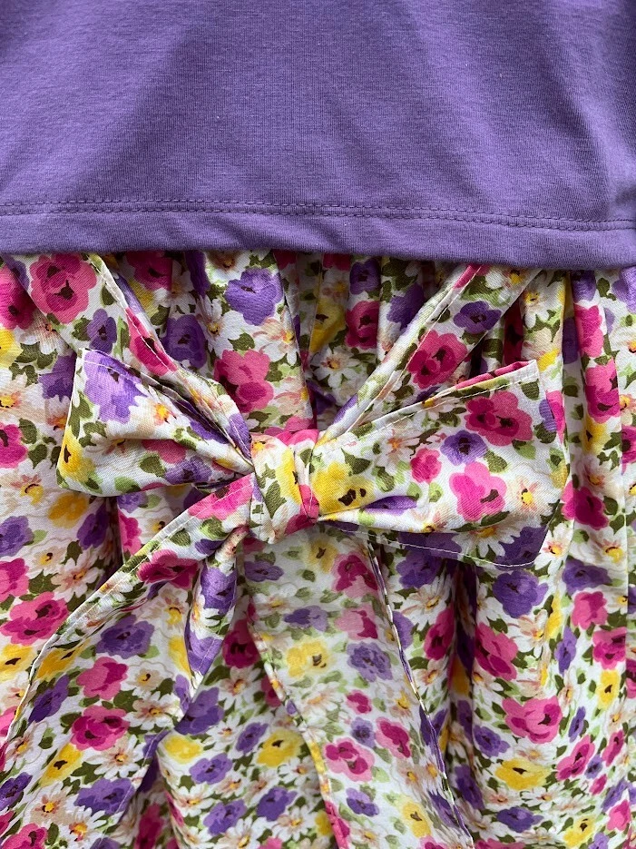 PIPPA & JULIE ~ 2 PIECE FLORAL GIRLS PARTY DRESS & CARDIGAN ~ SIZE 6 - Image 4 of 4