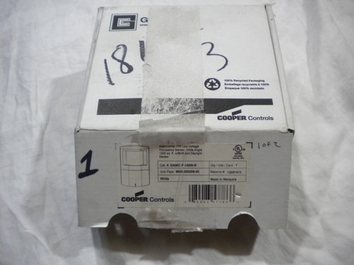 TWO- Cooper Wall/Corner low voltage occupancy sensor OAWC-P-120W-R - Picture 3 of 7