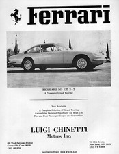 1968 Ferrari Daytona 365 Gt 22 Original Rare Print Ad 1968 Ferrari Daytona 365 Gt 22 Original Rare Print Ad