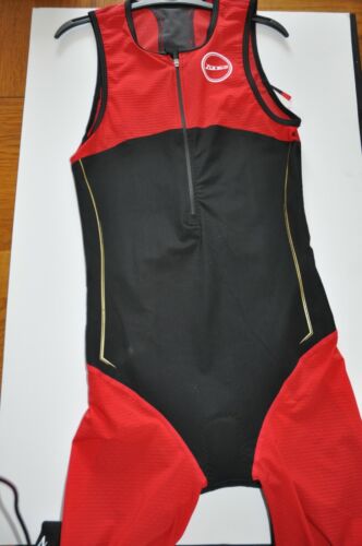 Zone 3 Men´s Aeroforce Nano Sleeveless Trisuit Black/Red Size S