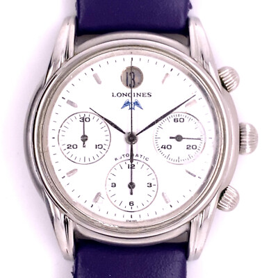 Longines Chronograph L4.661.4  mit Laderband , top Zustand!