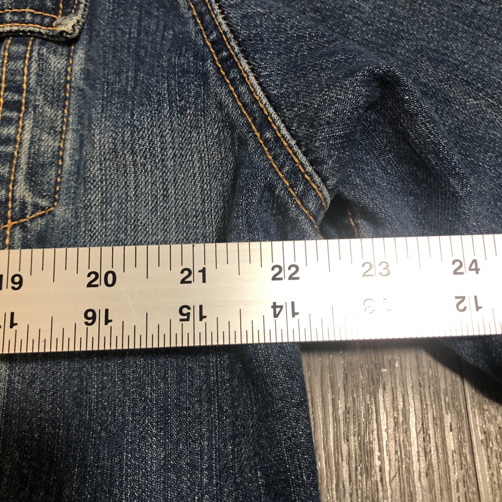 Vintage Levi’s Easy Rider Trucker Denim Blue Men’s XL… - Gem