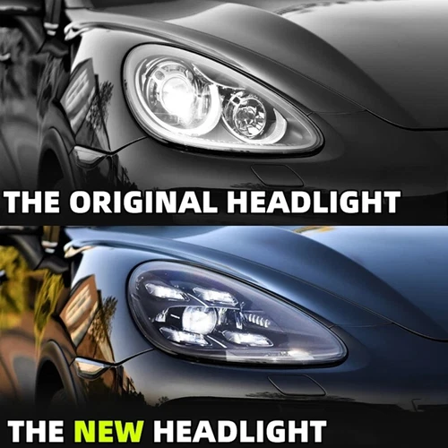 LED DRL Headlight For Porsche Cayenne 2011-2018 LED Front Turn Signal Assembly - Picture 6 of 11