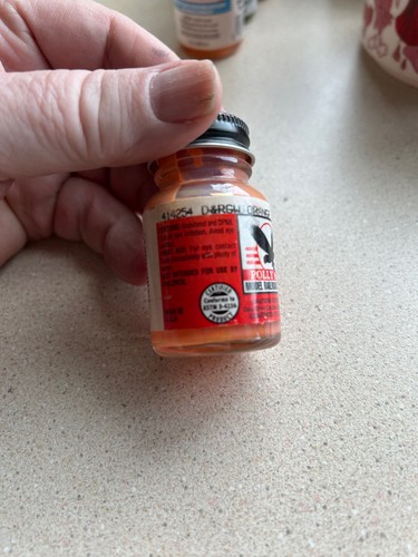 FLOQUIL POLLY SCALE RAILROAD COLORS MODEL PAINT 1 oz D&RGW Orange - Picture 2 of 3