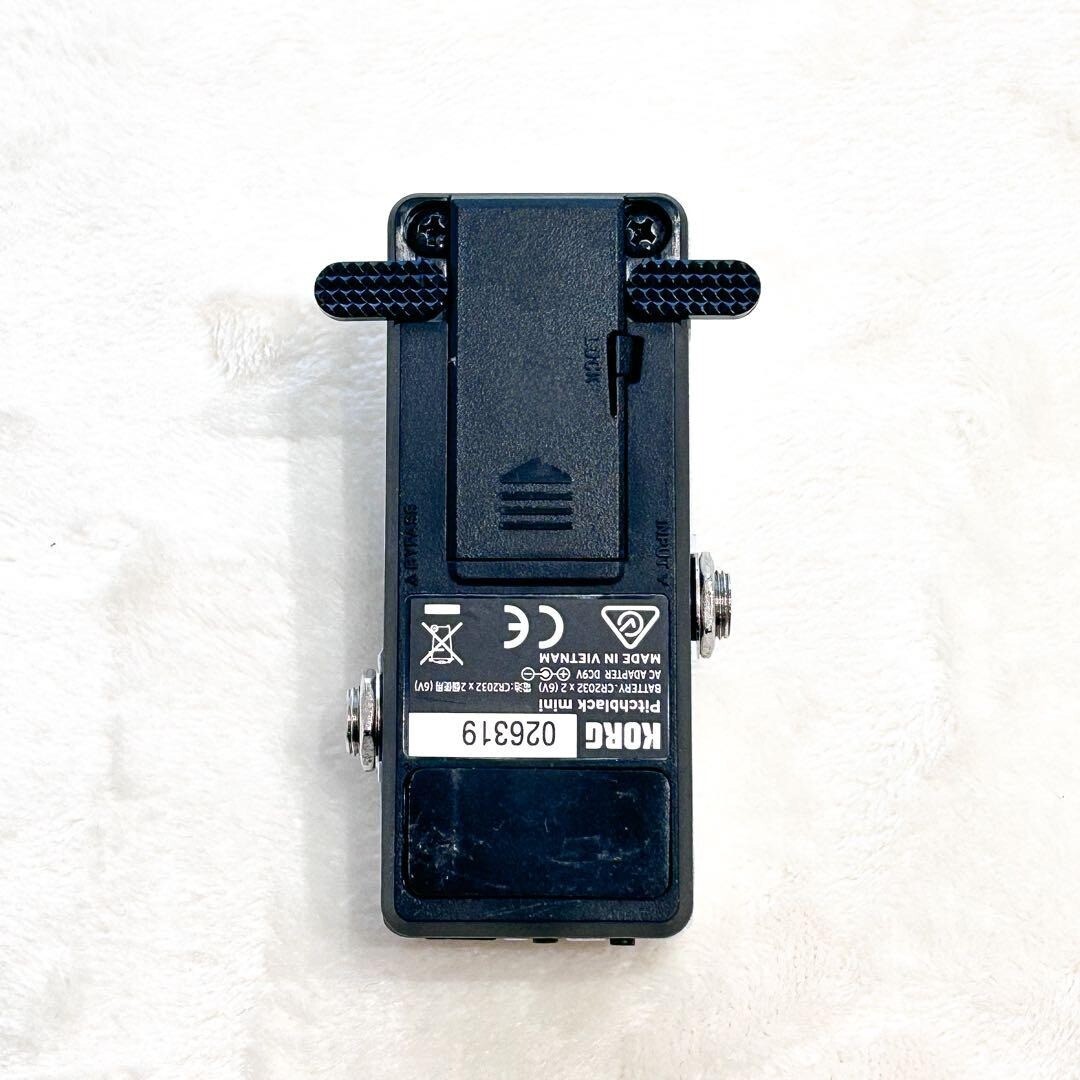 KORG Pitchblack mini ホワイト チューナー Korg Pitch Black Mini White Guitar Pedal Tuner PB-MINI