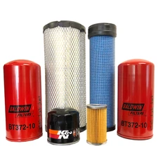 CFKIT Filter Kit Compatible with Mustang 2040 , 2044 Skid Steer w/ 4TNE84 Eng.