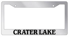 Chrome License Plate Frame Crater Lake Auto Accessory National Parks 2006