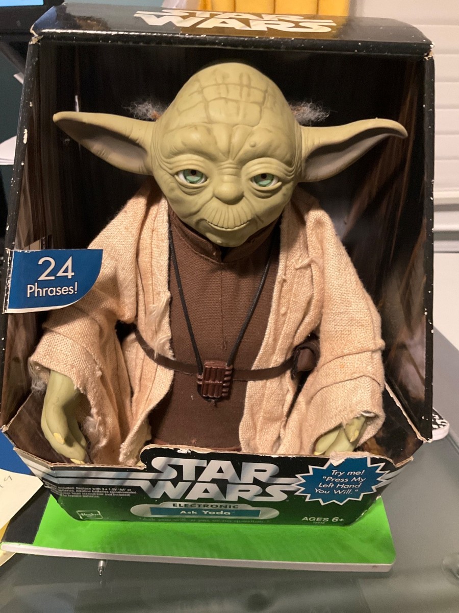 Star Wars Electronic Ask Yoda Toy 2004 Hasbro Tiger 72410 for sale
