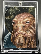 Topps Star Wars Silver Foil Sketch Card by Isiah Xavier Bradley