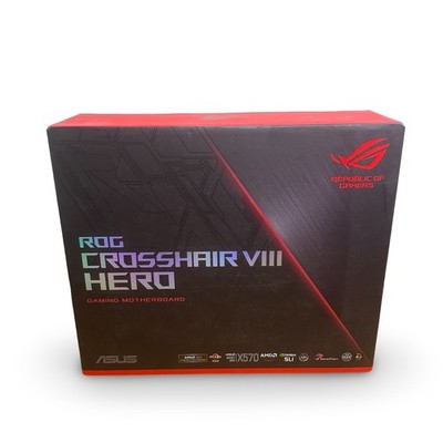 ASUS ROG Crosshair VIII Hero X570 AM4 Gaming Motherboard Open Box New