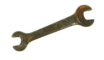 Vlchek 19/32'' X 11/16'' Open End Wrench V-Shield Logo 27 Vintage