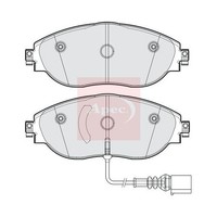 Seat Leon 5F1 2012-2021 BremsbeläGe Vorne Apec PAD2304 (R90)
