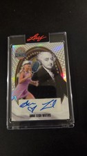2025 Leaf Metal President's Day Anna Leigh Waters Auto 1/1 Autograph Silver 