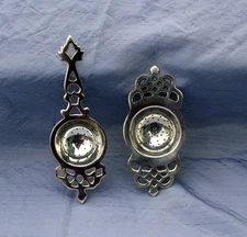 VINTAGE SILVERPLATED TEA STRAINERS 2 PIECES