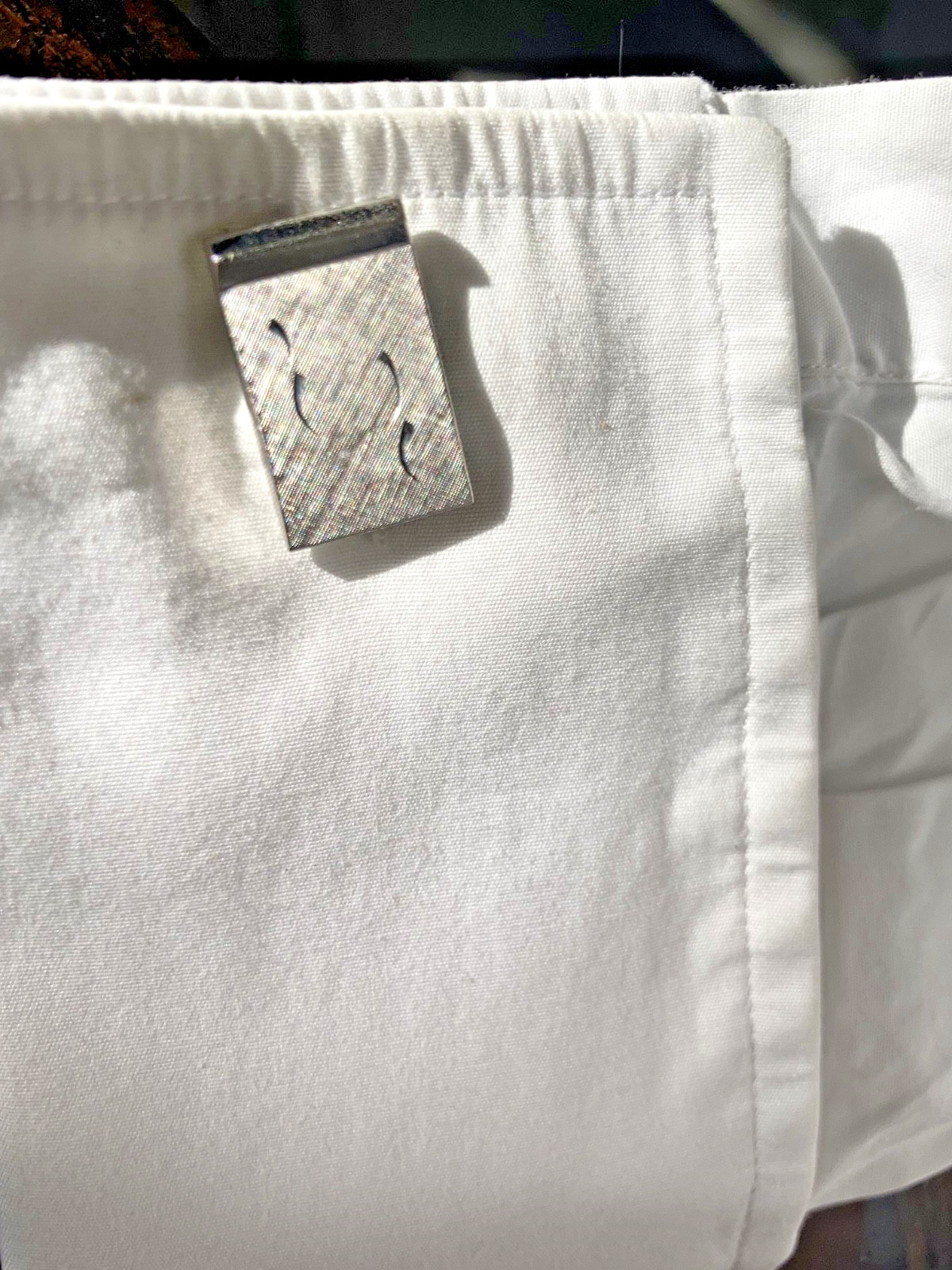 Vintage Swank Silver-Filled Rectangular Cufflinks… - image 13