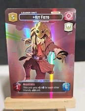 Star Wars Unlimited Legends of the Force Showcase #1015 Kit Fisto