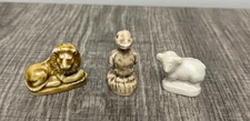 Wade Whimsies Mini Figurines Lion Bird Sheep Porcelain England