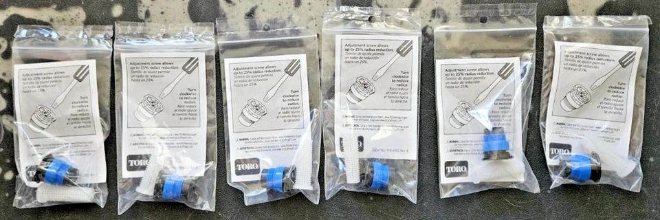 Pacote com 6 bicos Toro 570 MPR+ 180 graus 10 pés - Imagem 2 de 2