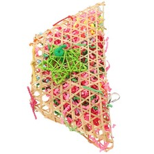 Pet Cage Accessories Parrot Tearing Paper Toy Bird Colorful Chewing Toys