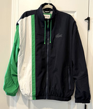 Men's Lacoste Lightweight Water-Resistant Colorblock Track Jacket BH7783 L / XL