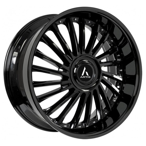26 inch 26x9 Artis Renegade XL Full Black wheels rims 5x5 5x127 +35 | eBay
