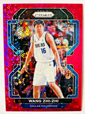 2021-22 Panini Prizm Wang Zhi-Zhi PINK Disco Prizm Card SP #/50 Mavericks!