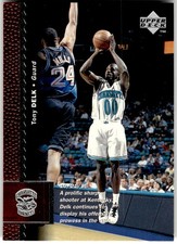 1996-97 Upper Deck #190 Tony Delk Charlotte Hornets Rookie NBA