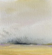 Original painting - IMMERSED IN THE QUIET -  abstract landscape