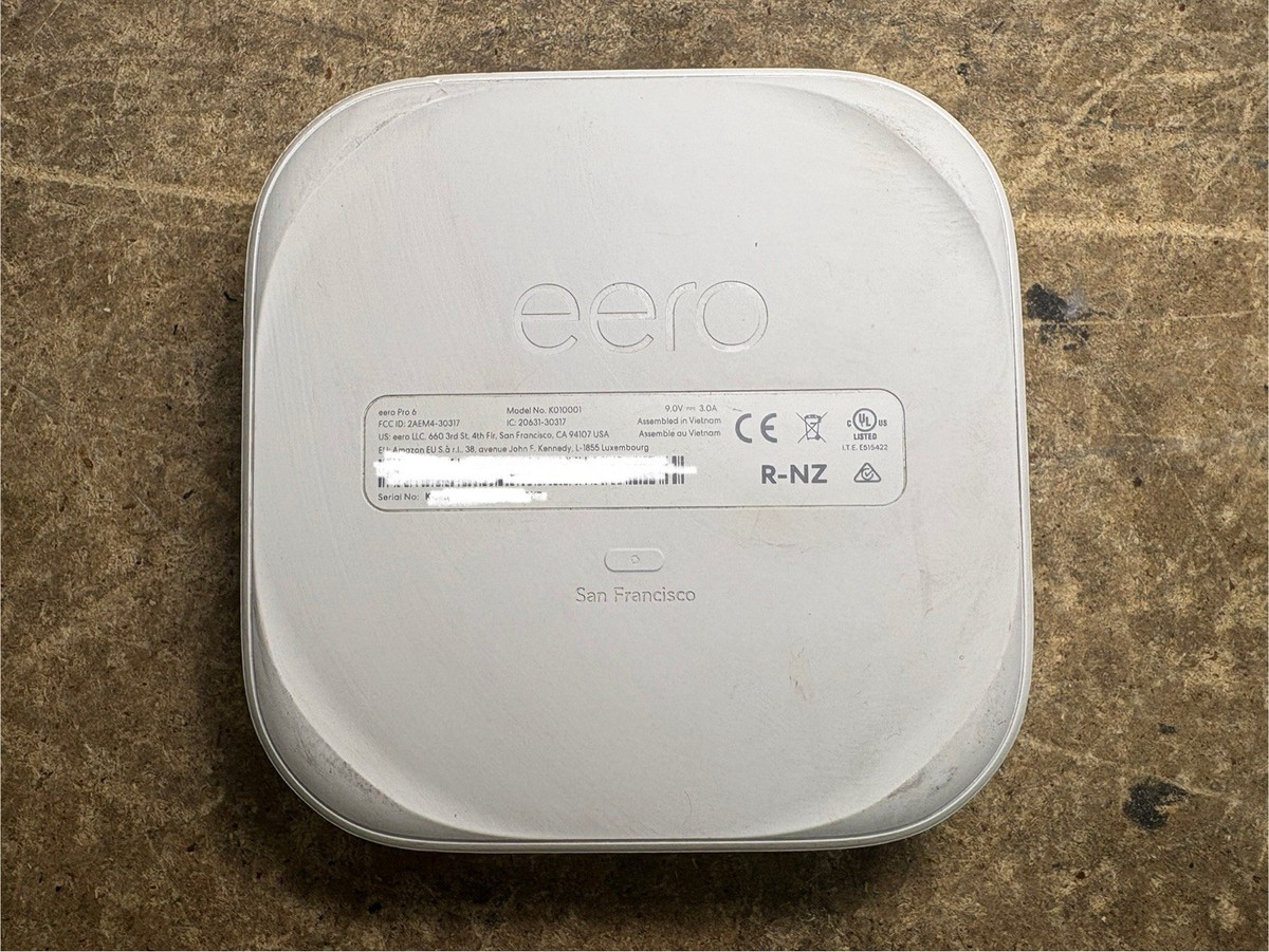 eero Pro 6 Frontier ISP Mesh WiFi 6 Router Tri-Band Model K010001